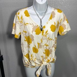 Ann Taylor floral blouse